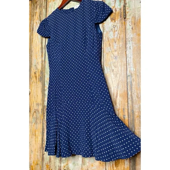 alannah hill beaded dress Vintage Alannah Hill Dresses Alannah Hill 20s Style, Navy Blue Silk Sequin Evening Dress